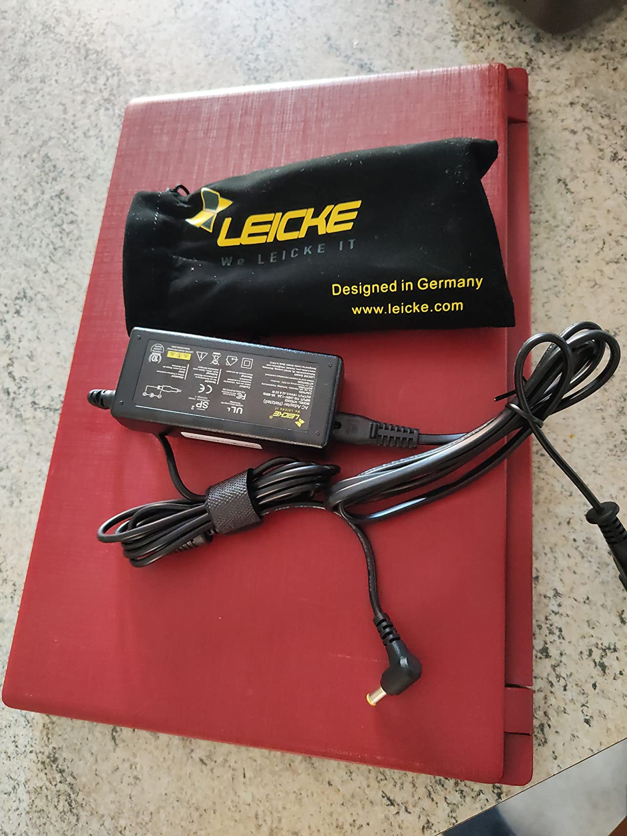 Leicke Alimentatore 19V 3.42A 65W Acer Aspire caricabatterie 1,7mm