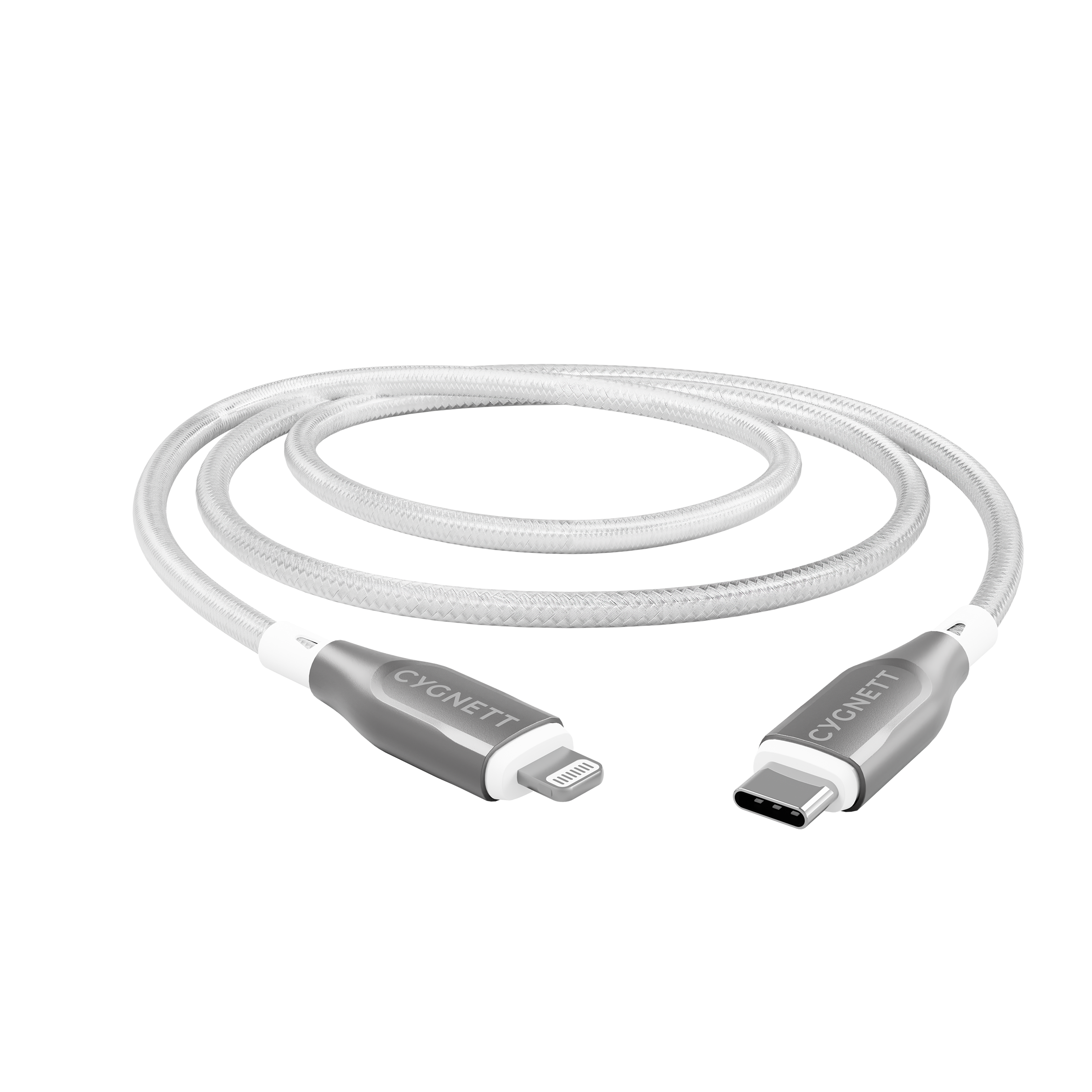 Cygnett Armoured Cavo Lightning USB-C 2m Bianco 30W