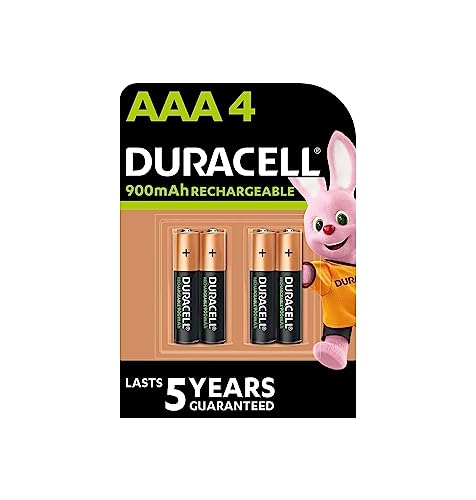 Duracell HR03 DX2400 pile ricaricabili AAA 4 pezzi 900 mAh