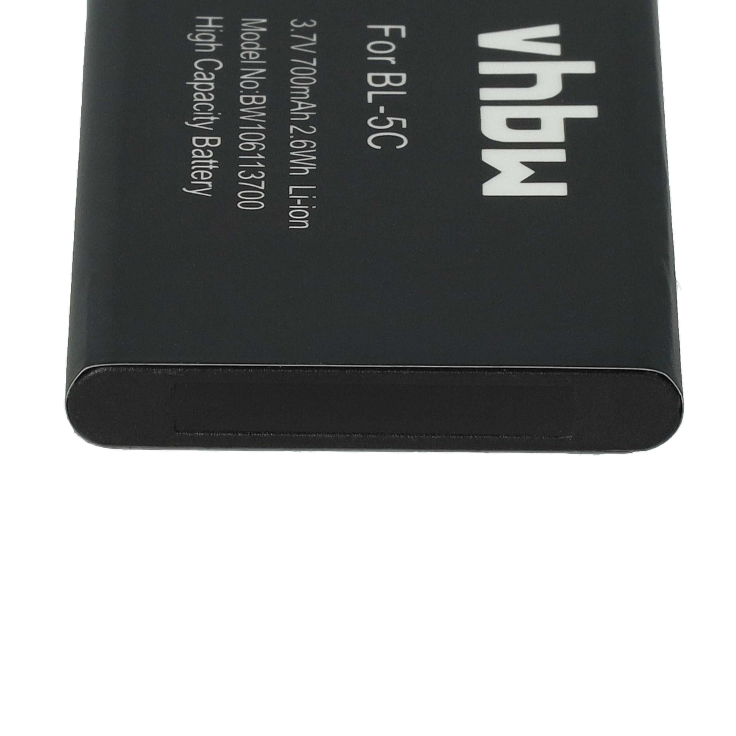 vhbw Batteria smartphone CP10 700mAh 3,7V 1x Li-Ion