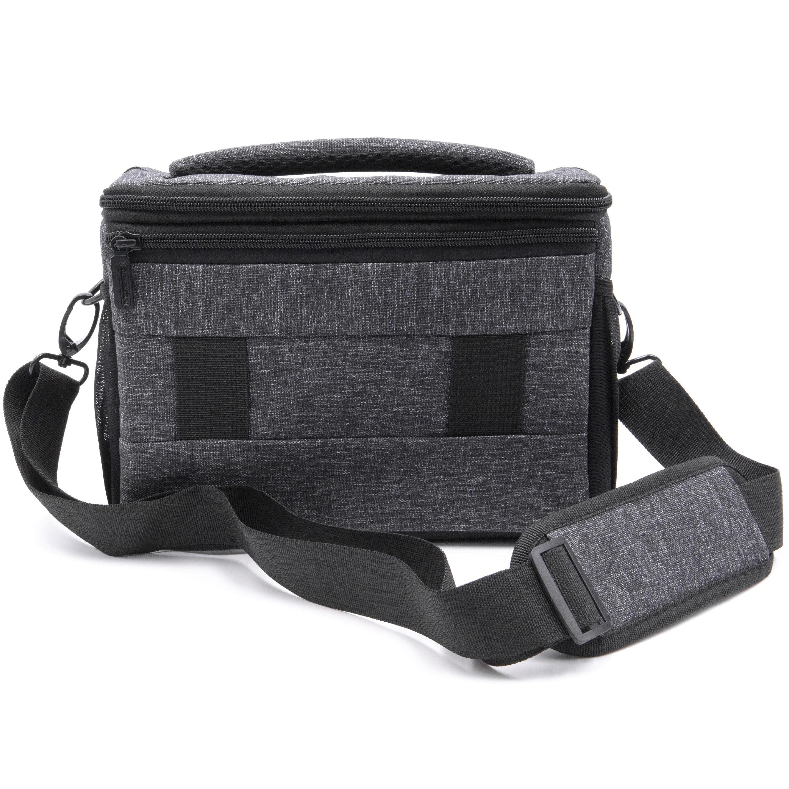vhbw Custodia fotocamera Canon EOS 1300D nero/grigio