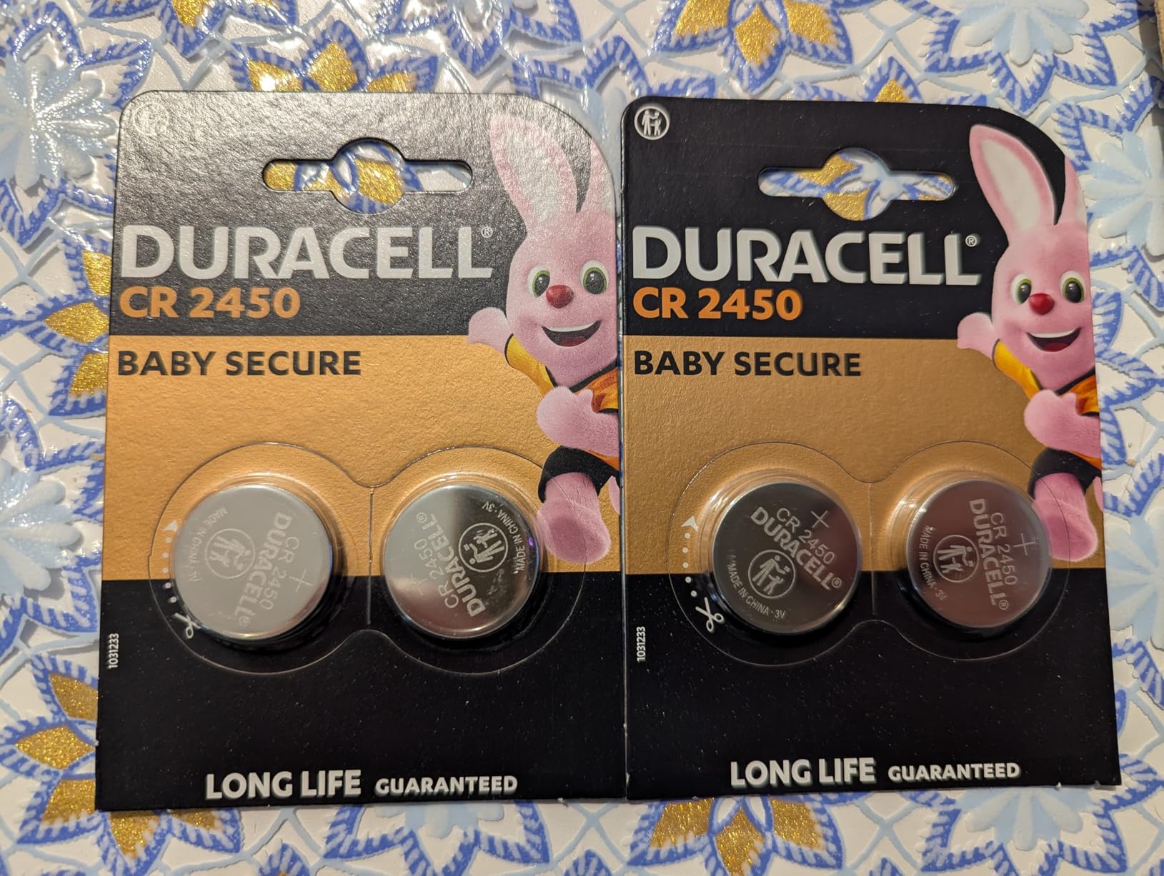 Duracell CR2450 Pile a Bottone 3V Confezione da 4 Litio
