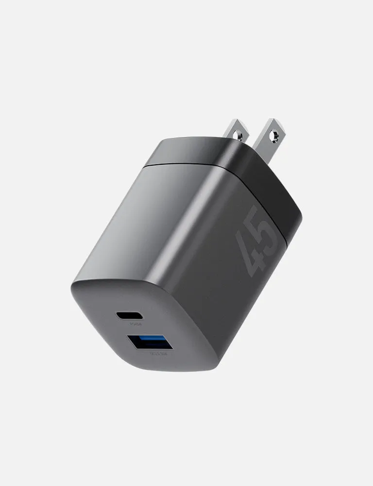 Energea AmpCharge Mini 45 US caricabatterie Gunmetal GaN