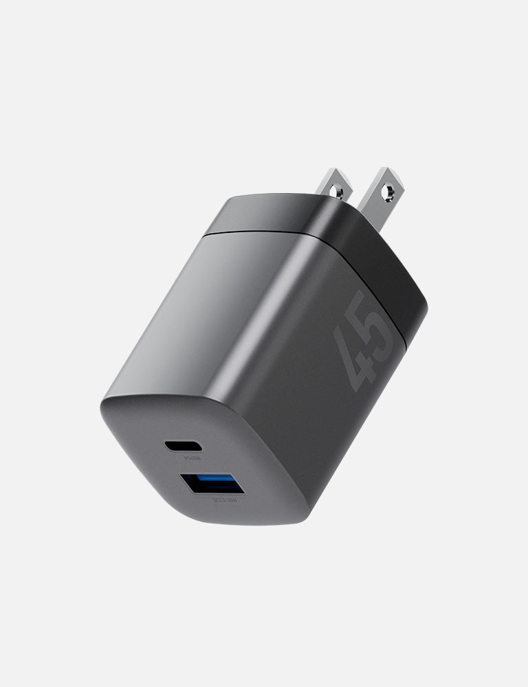 Energea AmpCharge Mini 45 US caricabatterie Gunmetal GaN