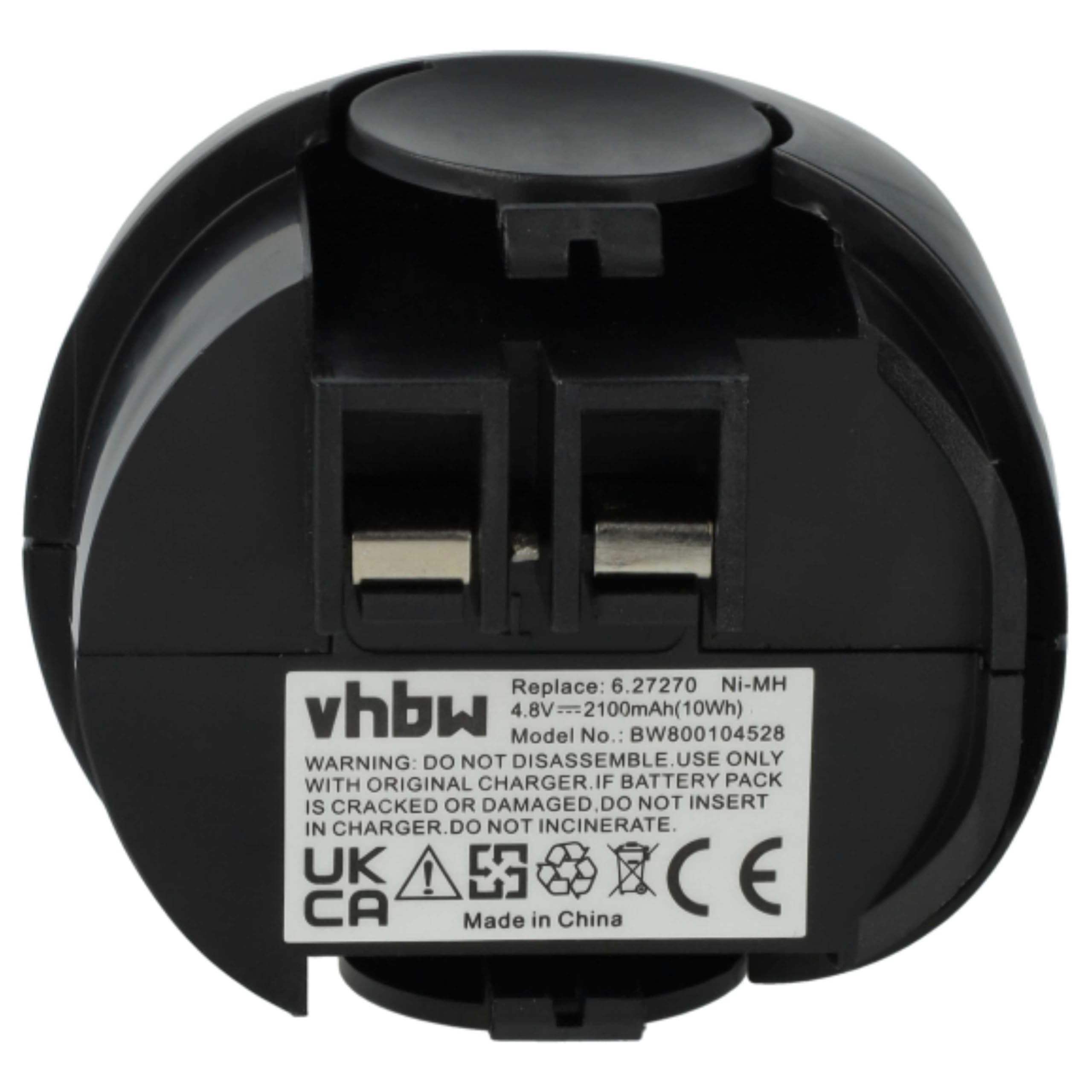 vhbw Batterie Utensile 4,8V 2100mAh per Metabo 2 Pezzi NiMH