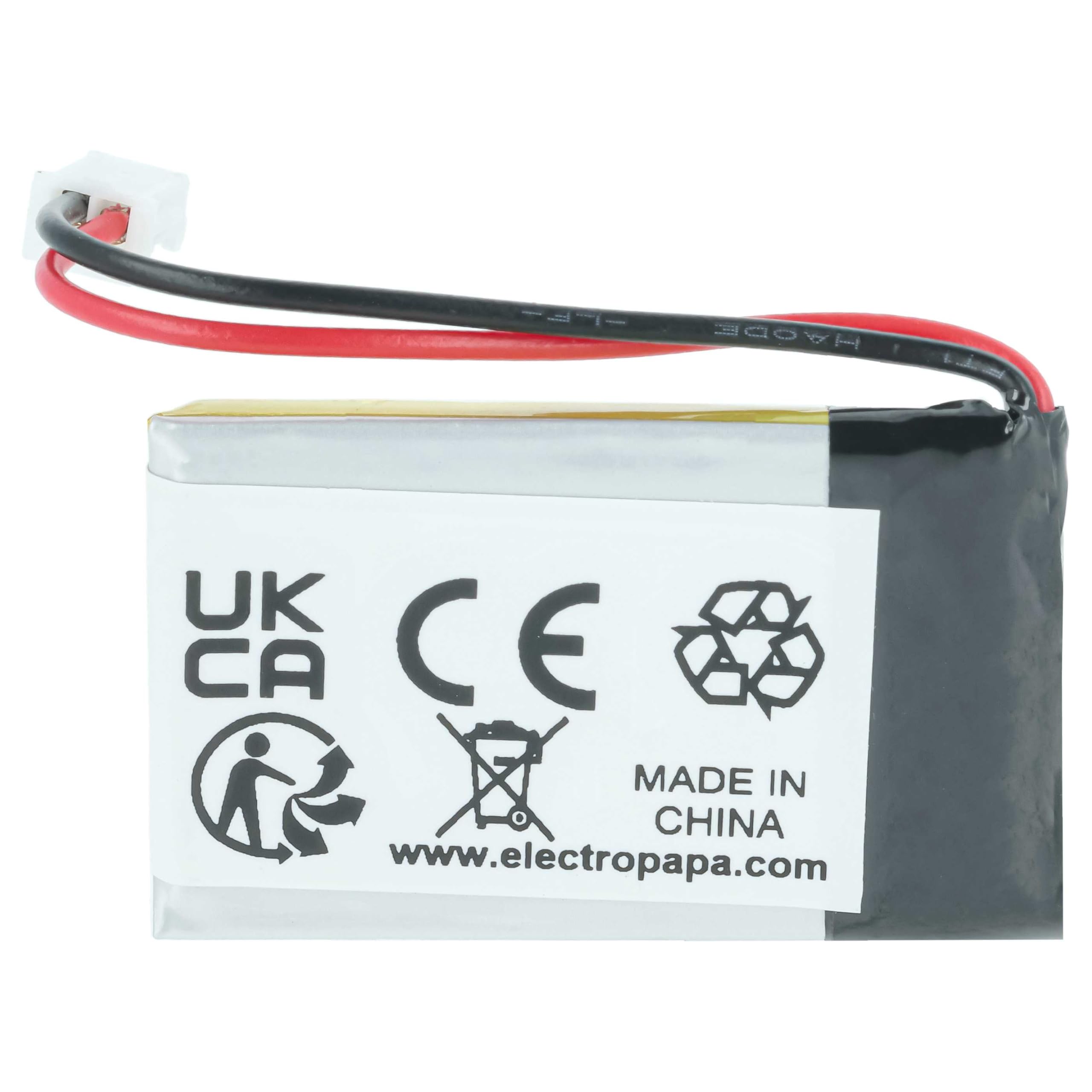 vhbw SAC54-13734 batteria collare 190mAh 3,7V