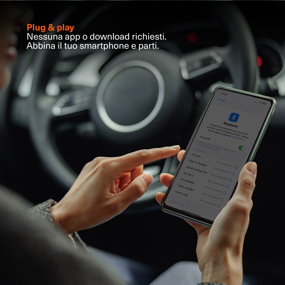 Cygnett DriveSync adattatore CarPlay Android Auto wireless