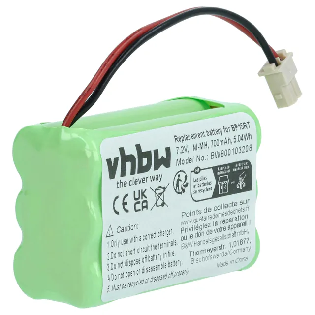 vhbw Batteria per Dogtra 1200NC Transmitter collare 700mAh