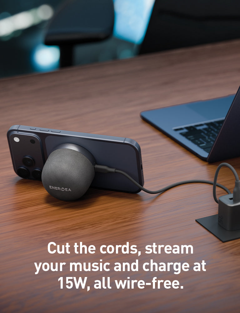 Energea MagAudio Go Plus cassa magnetica Gunmetal