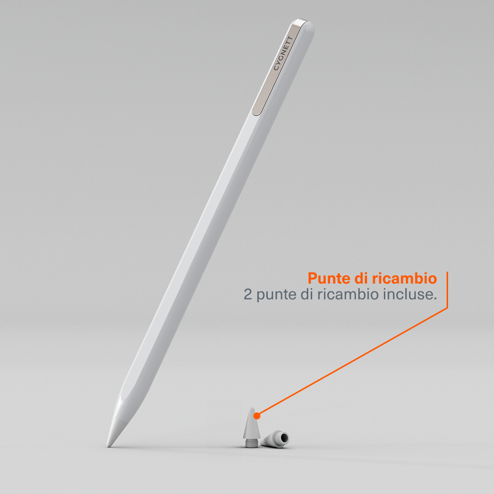 Cygnett MagPen Stylus per iPad bianco 12 ore