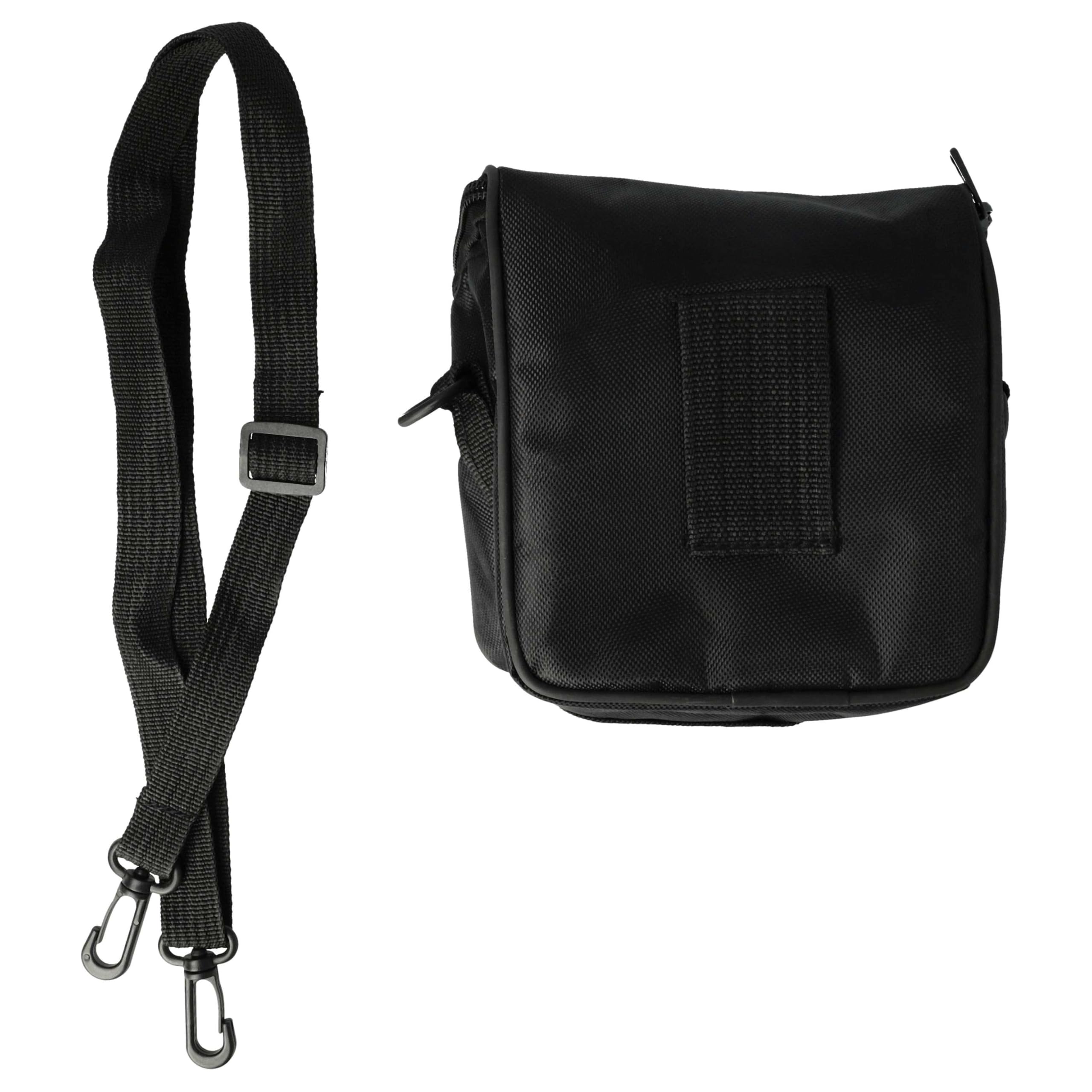 vhbw Custodia universale M borsa fotocamera nera da cintura
