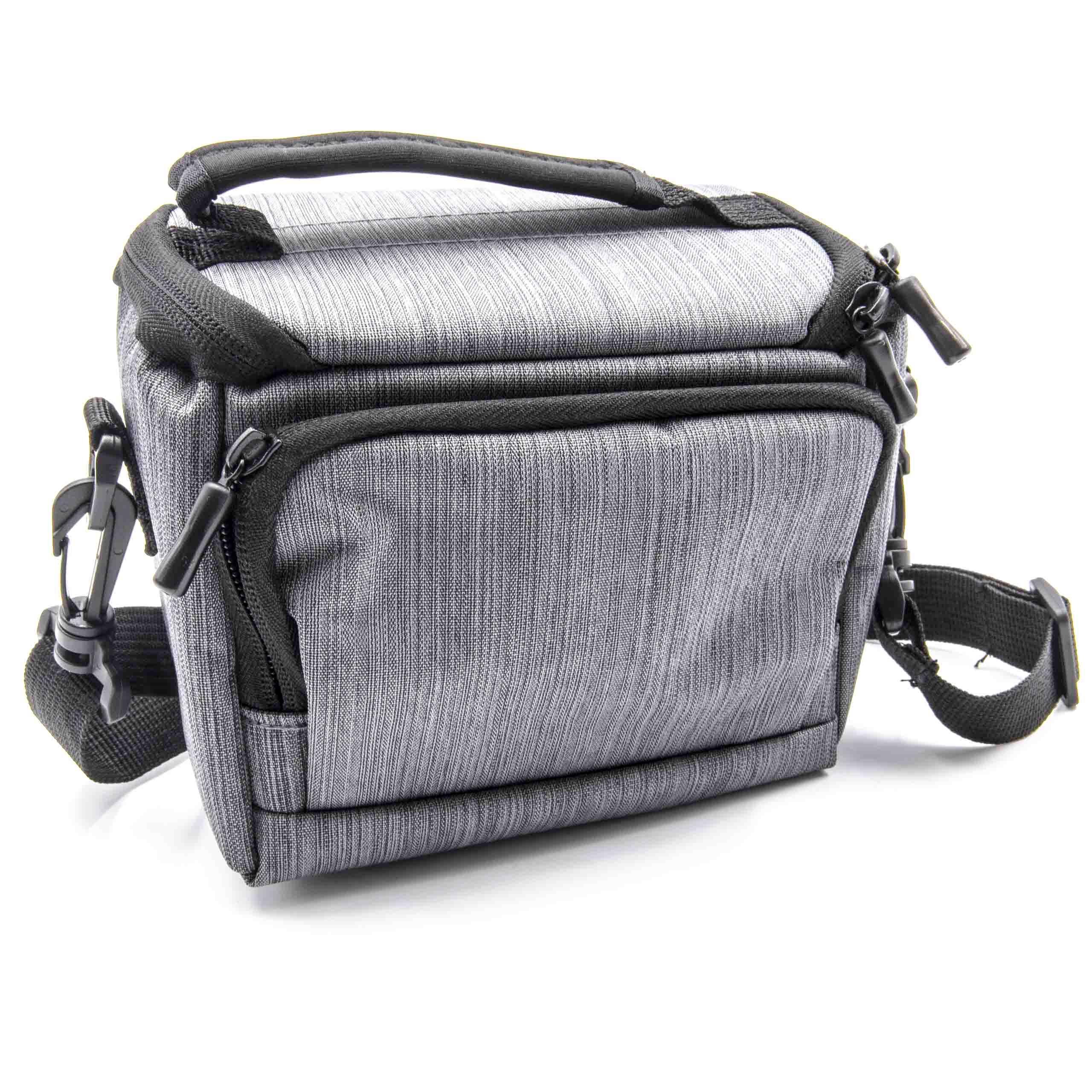 vhbw Borsa Fotocamera Canon EOS 100D/1200D Grigia Poliestere