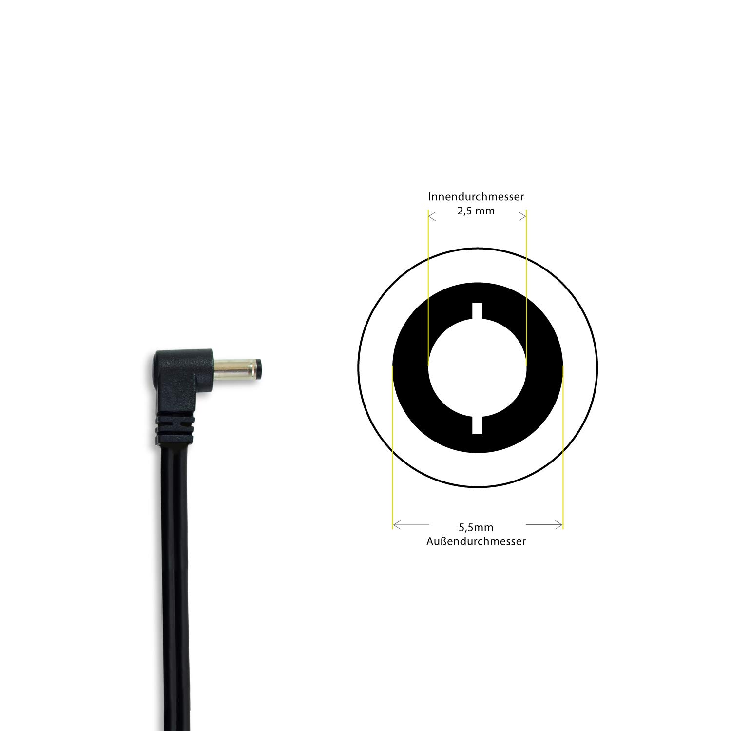 Leicke ULL Alimentatore 12V 4A 48W spina 5,5x2,5 mm