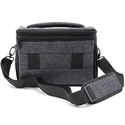 vhbw Custodia fotocamera Canon EOS 1300D nero/grigio