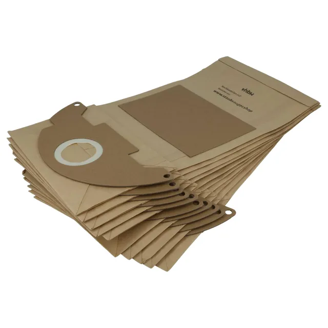 vhbw Sacchetti Aspirapolvere 10 Pezzi Carta per Karcher