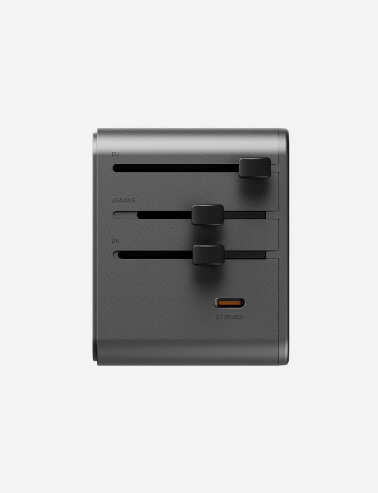 ENERGEA TravelWorld GaN45 Mini adattatore viaggio gunmetal 45W