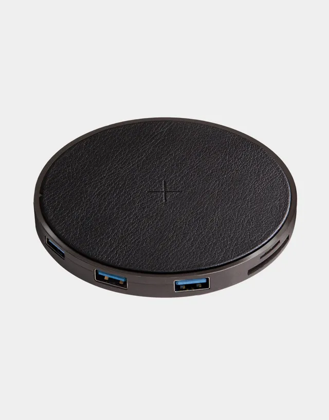 Energea WiHub hub USB-C gunmetal ricarica wireless laptop