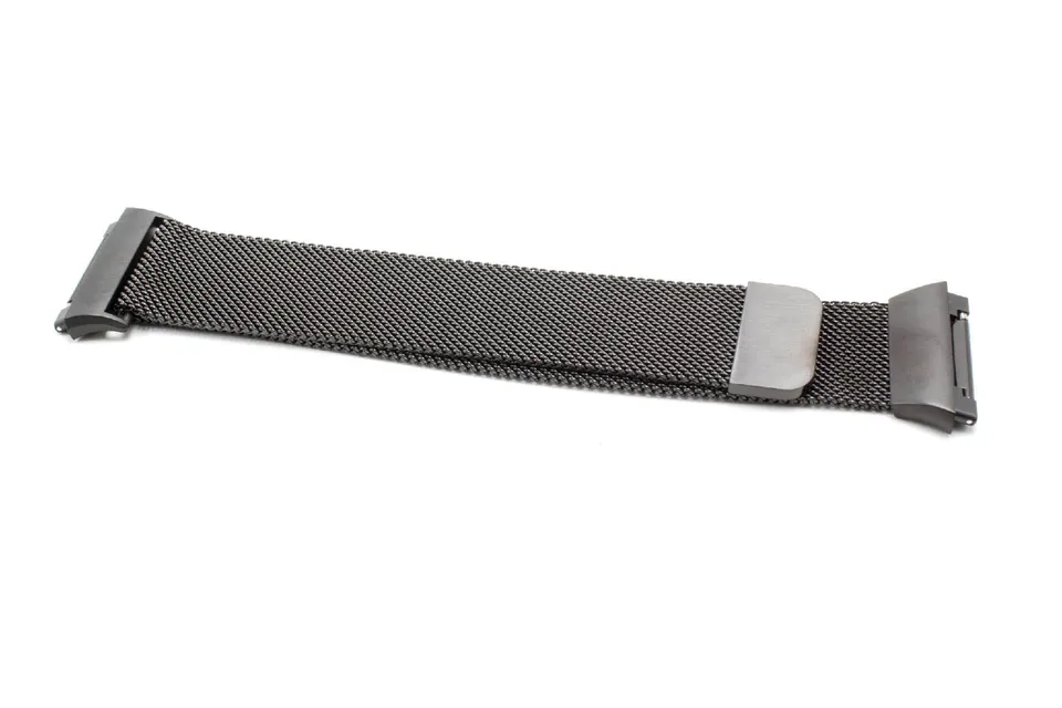 vhbw per Fitbit Ionic cinturino smartwatch 23,5cm acciaio nero