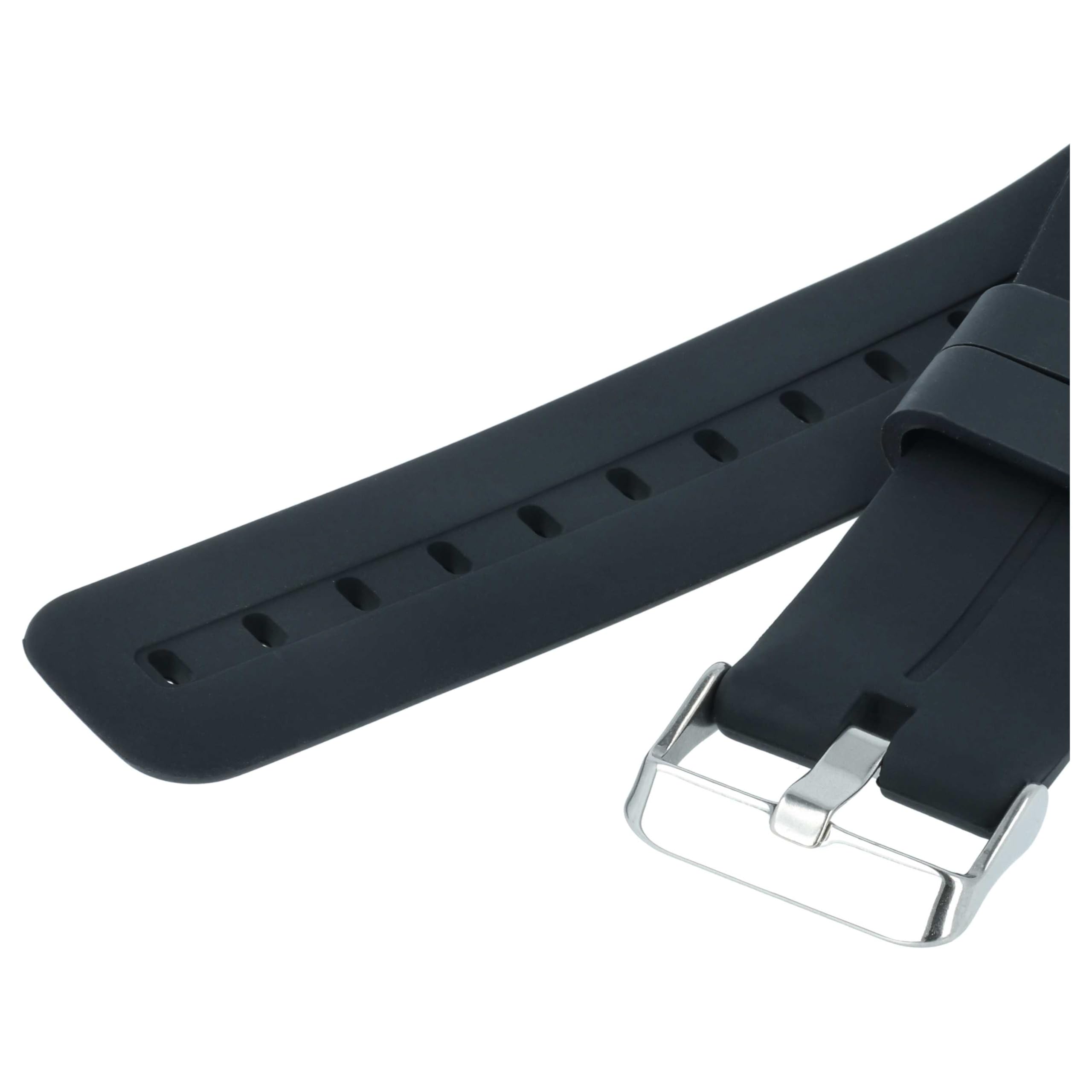 vhbw cinturino Polar M430 smartwatch nero TPE