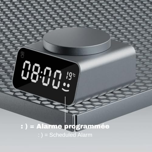 Xoopar Reddi Charge Sveglia Digitale Nera 15W