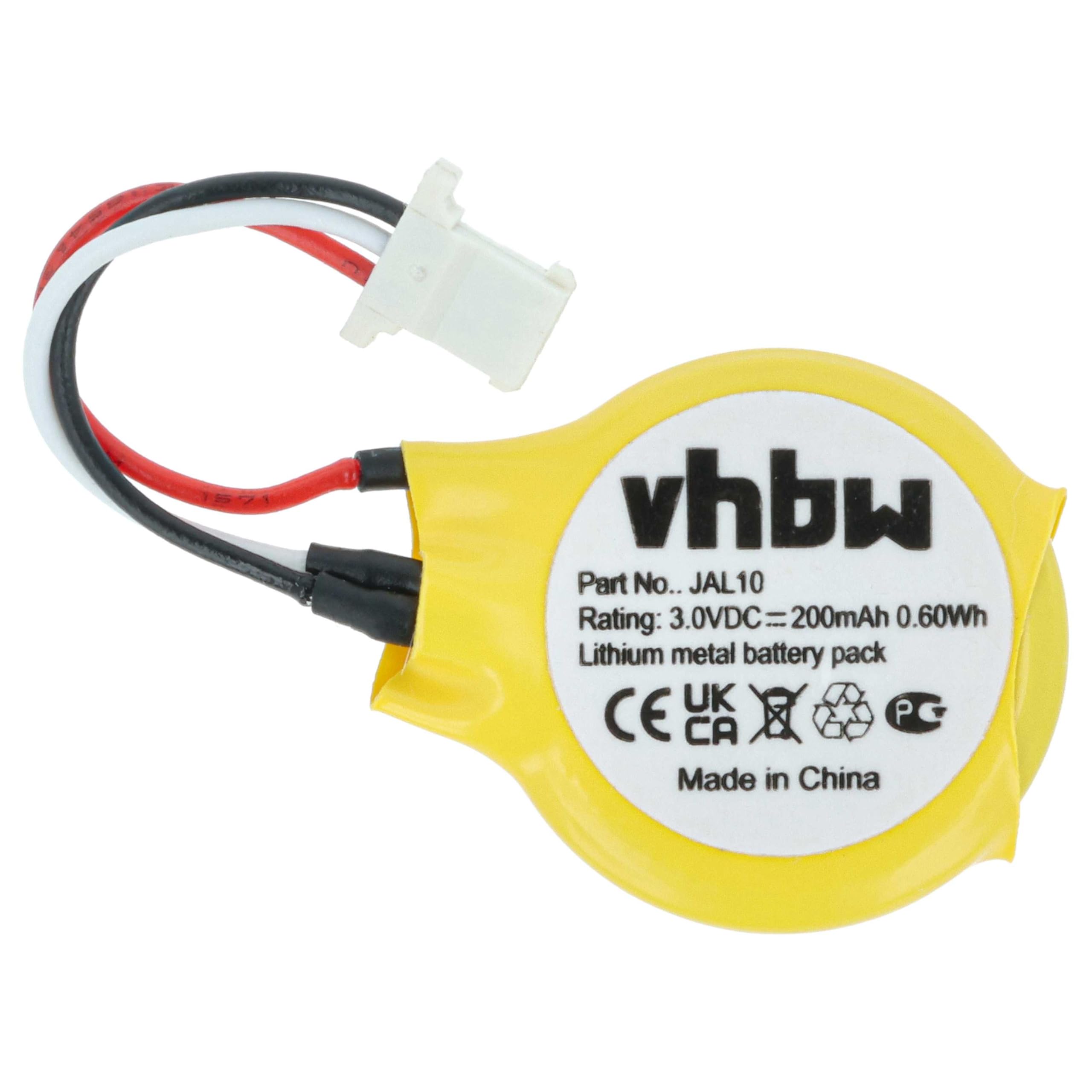 vhbw Batteria BIOS 200mAh per Dell Latitude E4200 Li-Ion