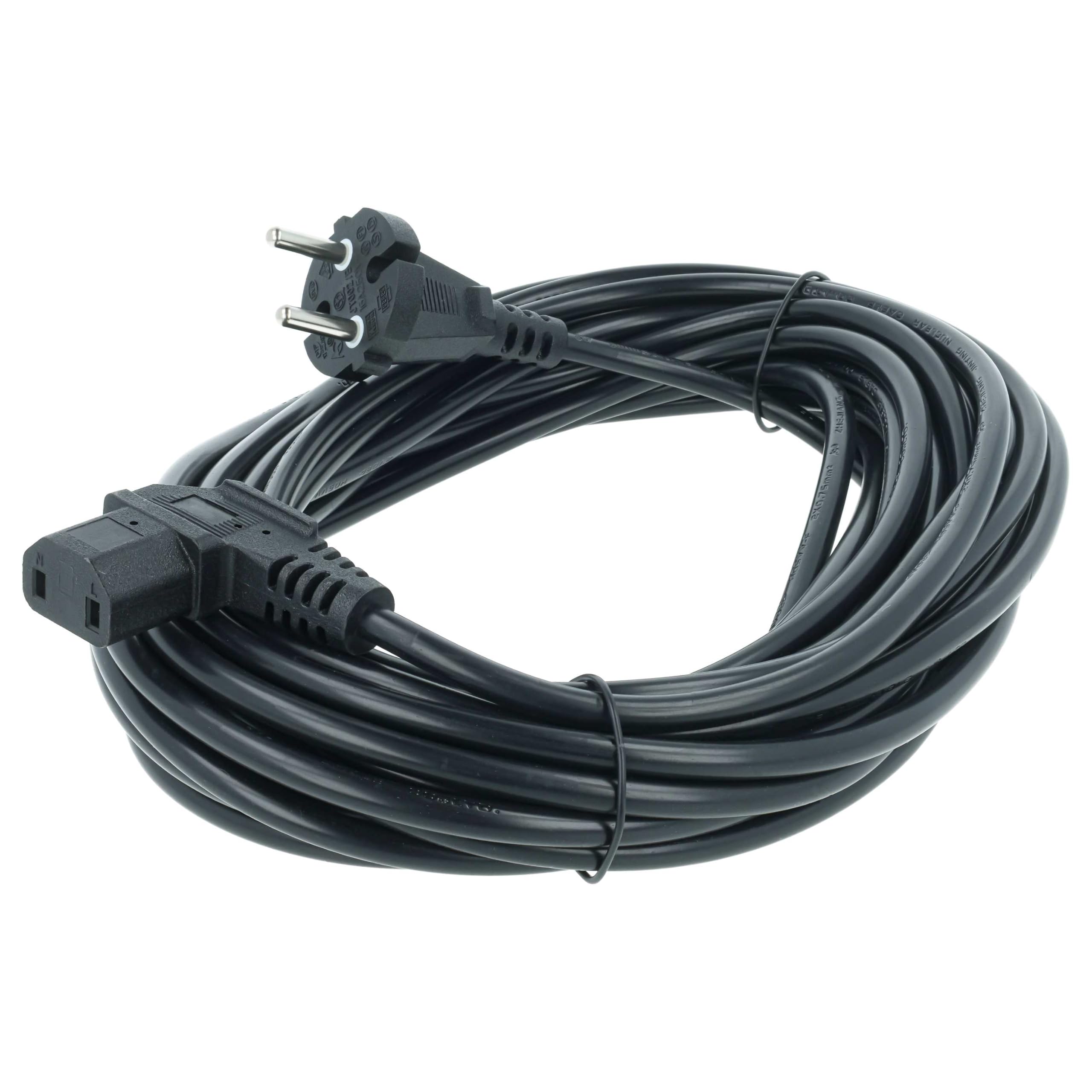 vhbw Cavo alimentazione Kirby G3 aspirapolvere 10m nero