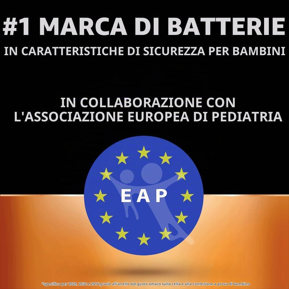 Duracell 2016 pile a bottone litio 10 pezzi lunga durata