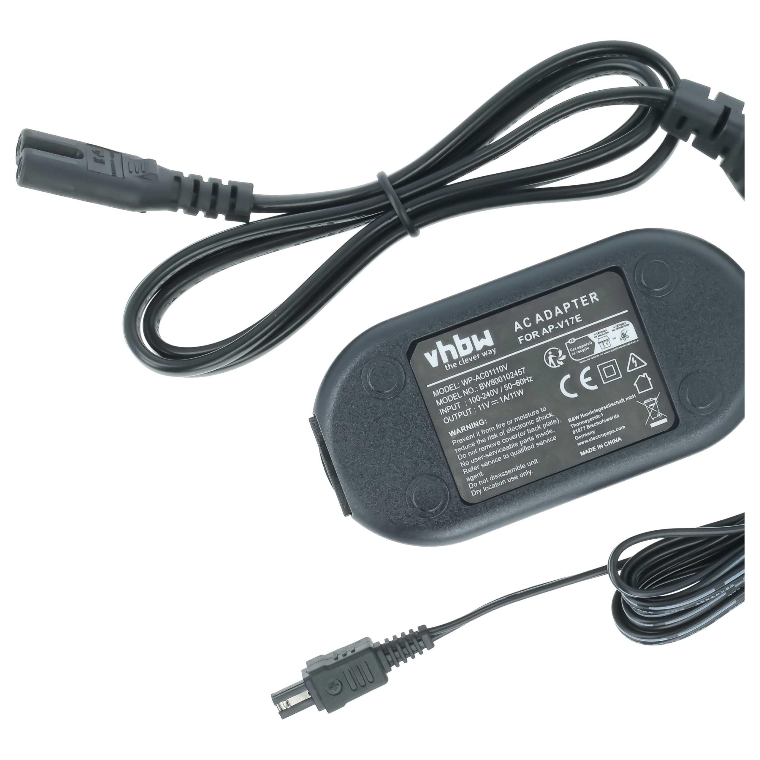 vhbw Alimentatore videocamera AP-V17 11V per JVC GR-D