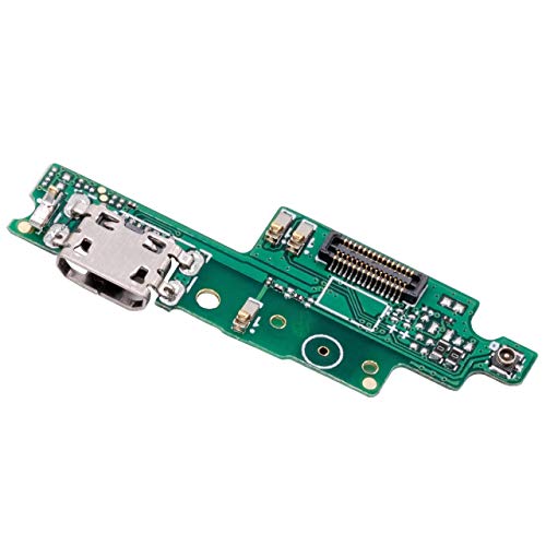 vhbw Presa Ricarica Micro USB 521_1815 con Microfono Argento