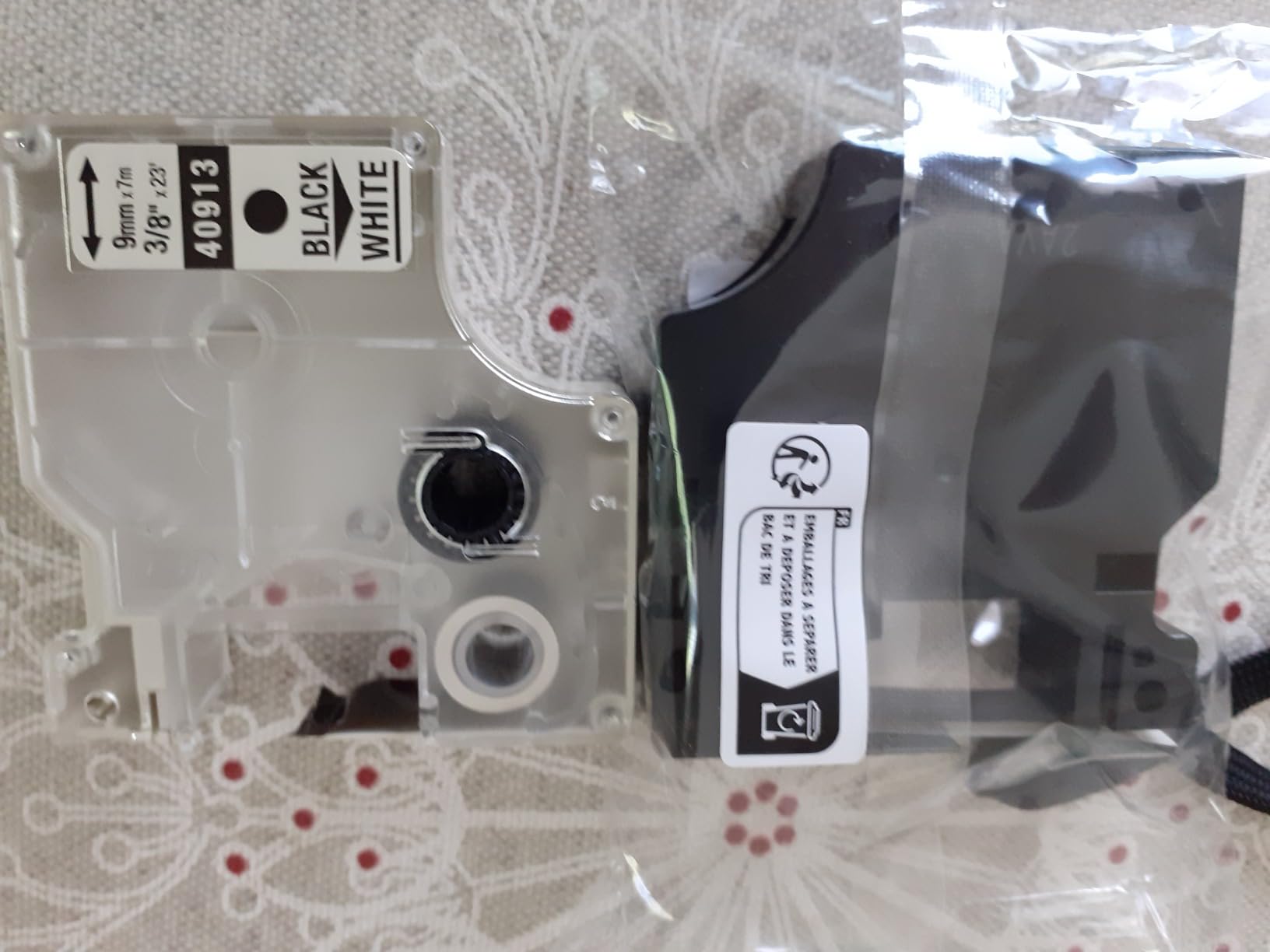 vhbw cassetta nastro Dymo LabelWriter Duo 9mm nero