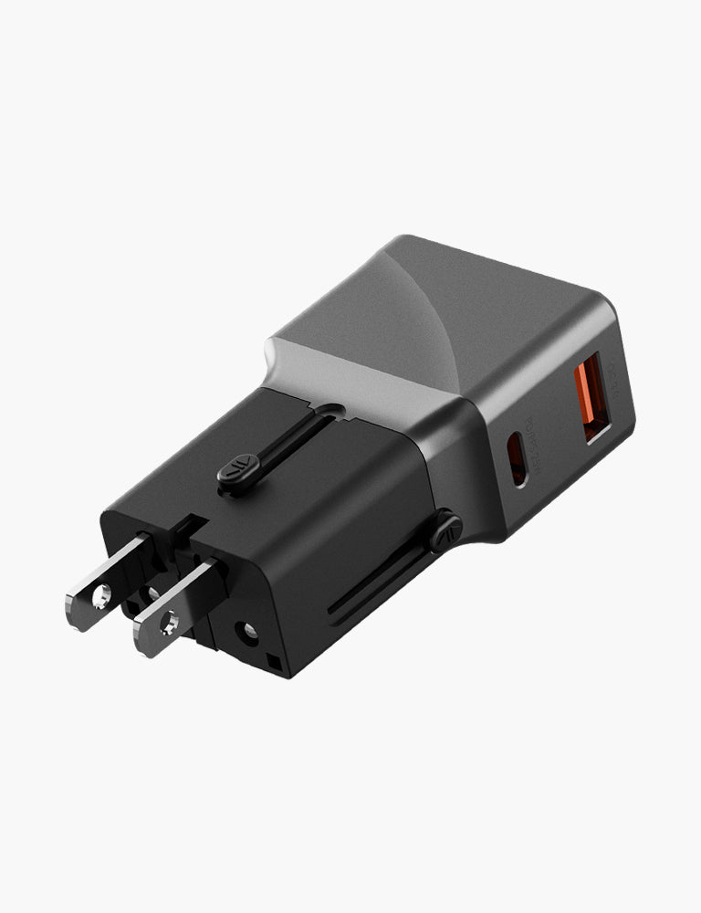 Energea TravelWorld Adapter 25 adattatore viaggio Gunmetal