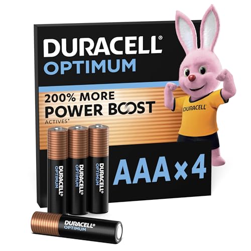 Duracell Optimum AAA batterie alcaline 4 pz 1,5V lunga durata
