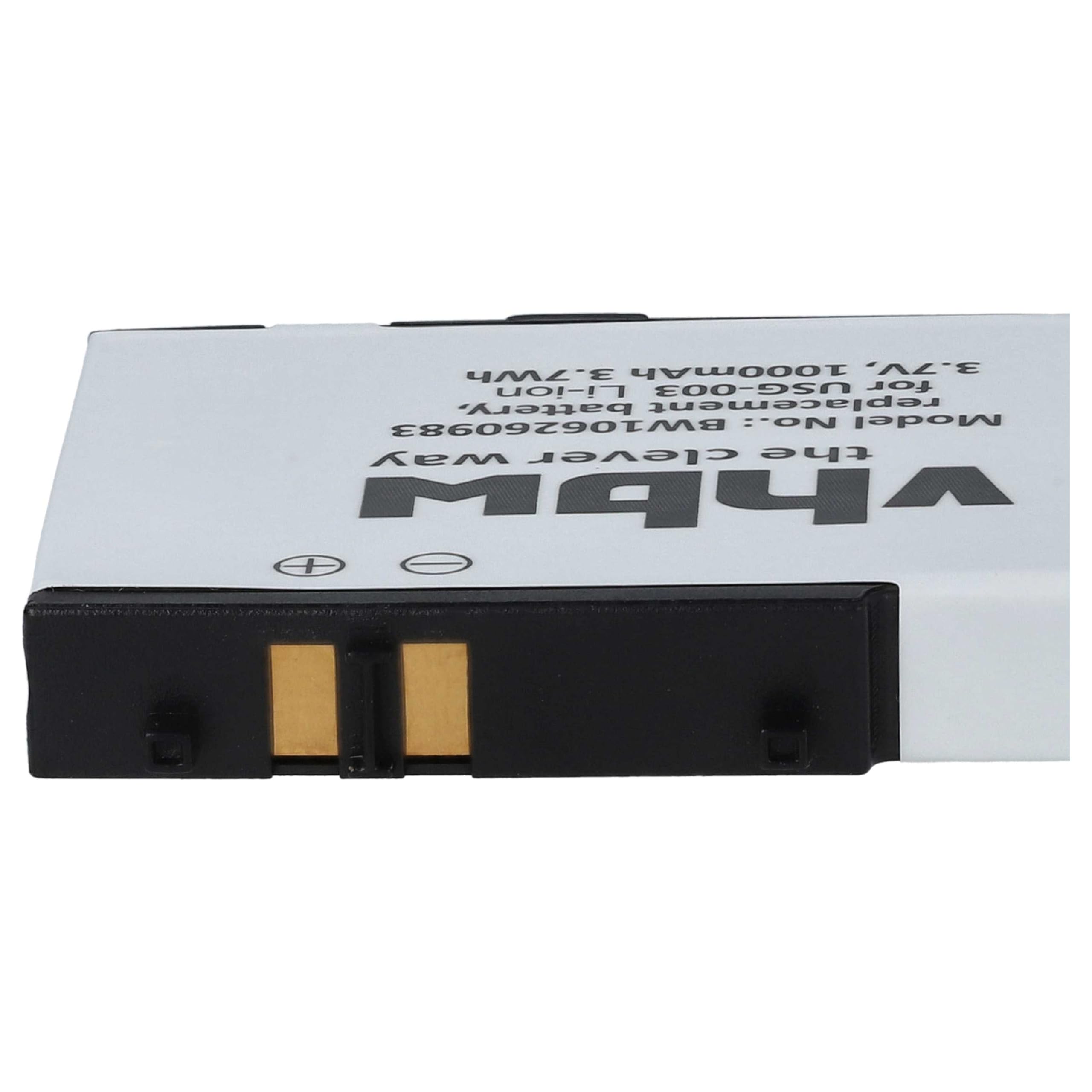 vhbw Batteria USG-001 per Nintendo DS Lite 900mAh Li-Ion