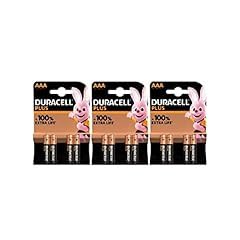 Duracell Plus pile AAA alcaline 12 pezzi lunga durata