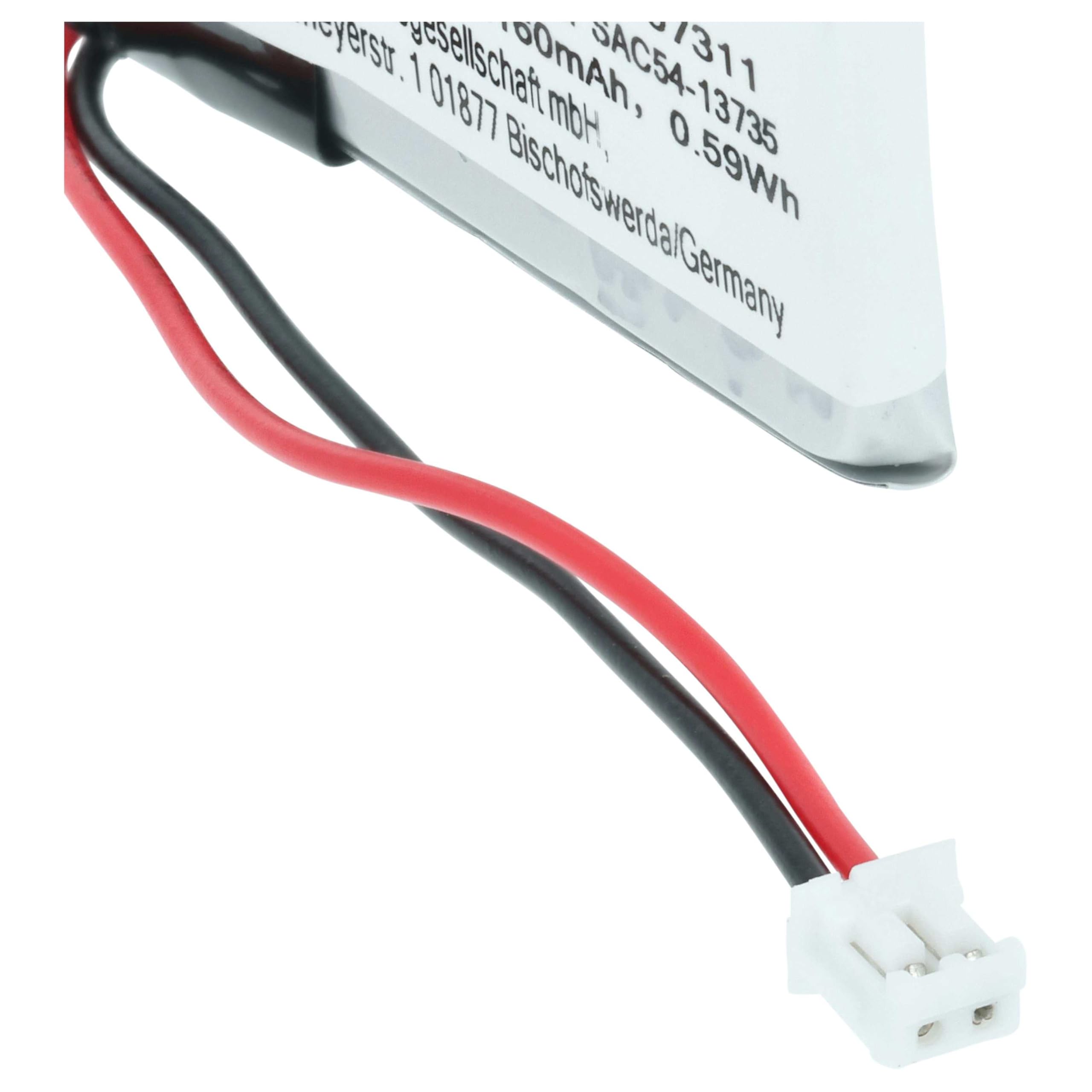 vhbw SAC54-13735 batteria collare 160mAh per SportDog SD-425