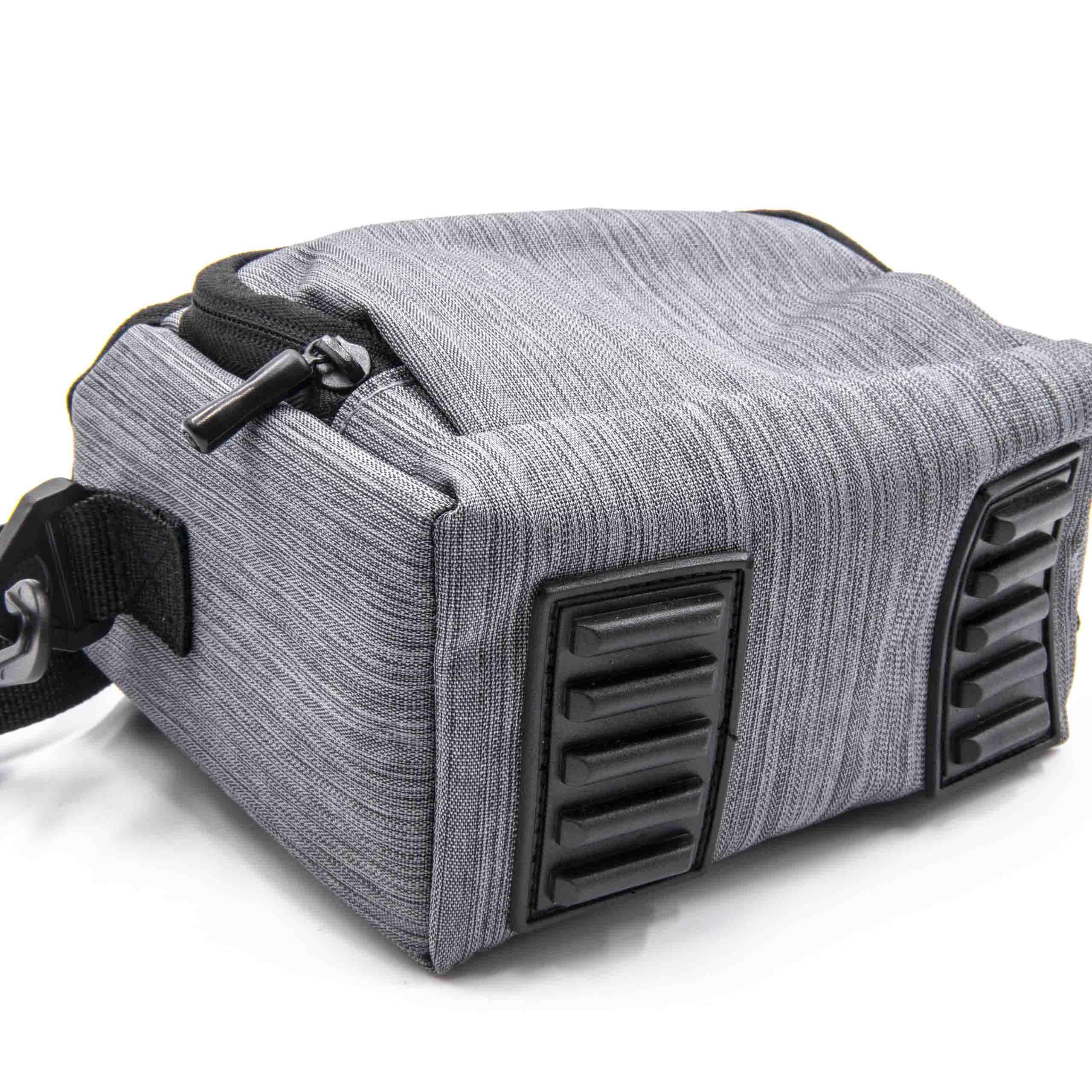 vhbw Borsa Fotocamera Canon EOS 100D/1200D Grigia Poliestere