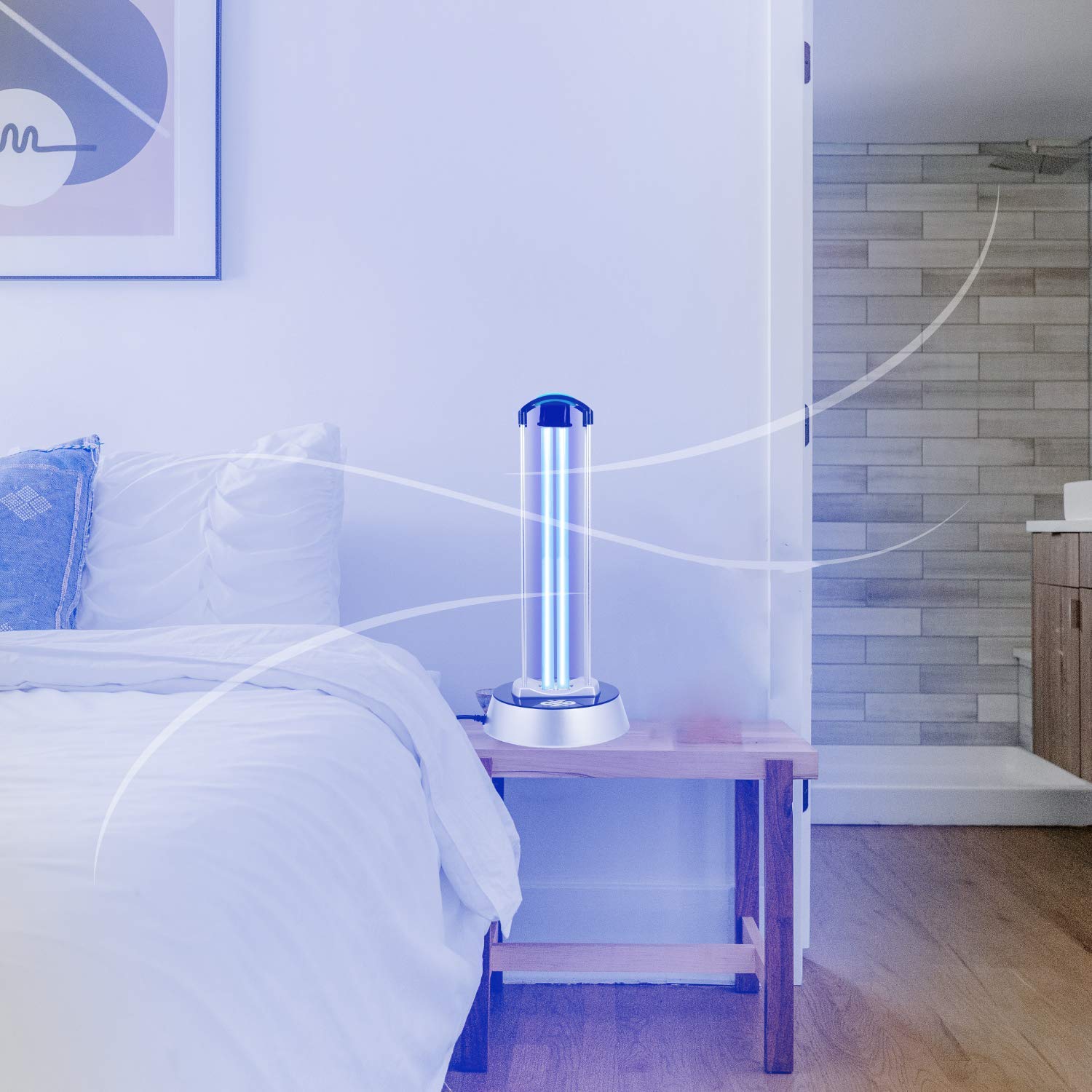 Leicke Premium 100W lampada UV germicida con ozono