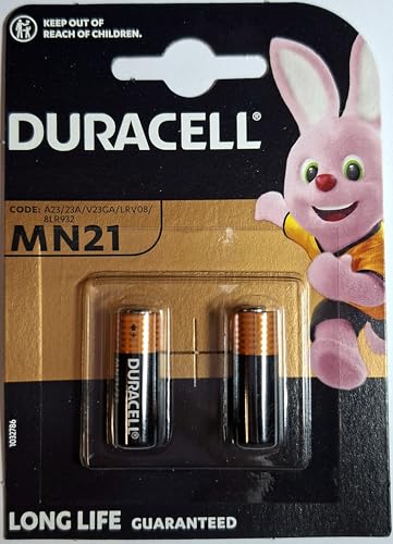 Duracell MN21 Batteria A23 12V Confezione da 2 Alcalina