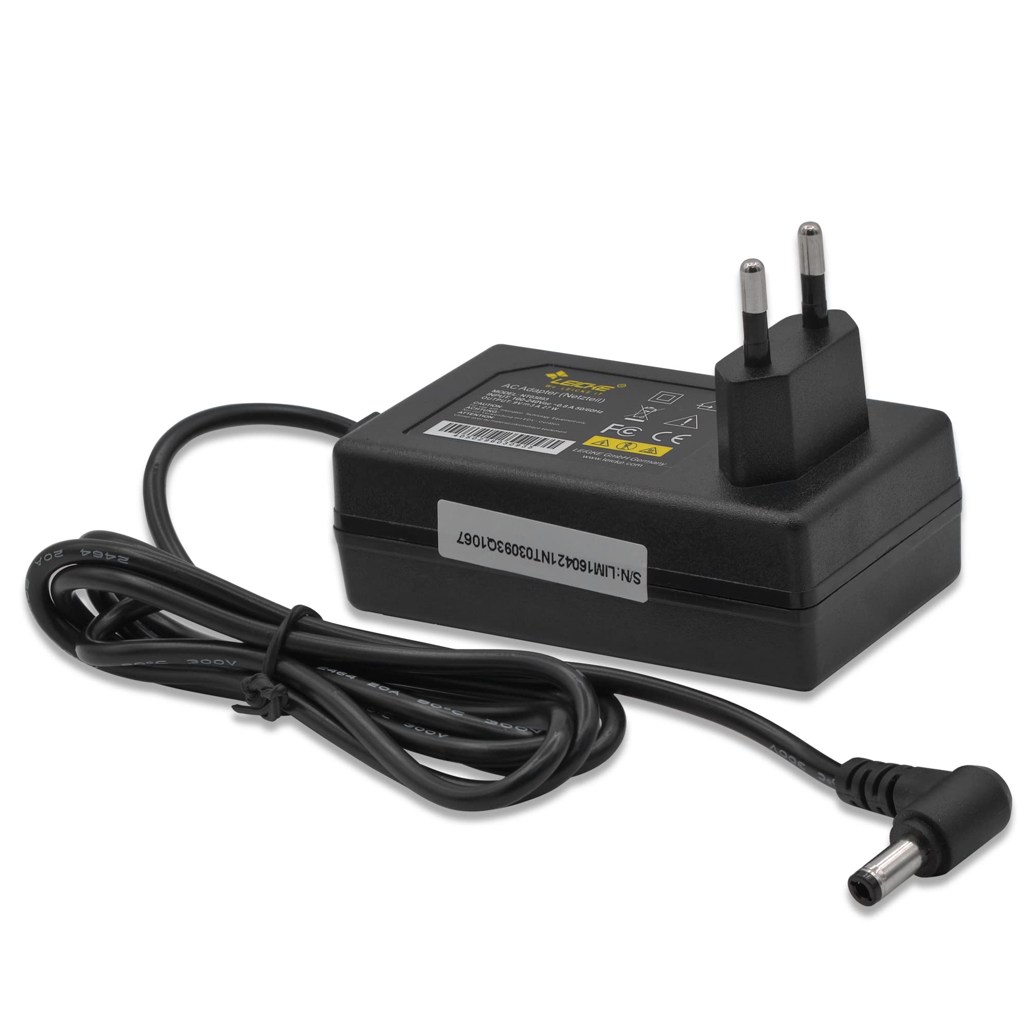 Leicke Alimentatore Universale 9V 3A 27W Spina EU