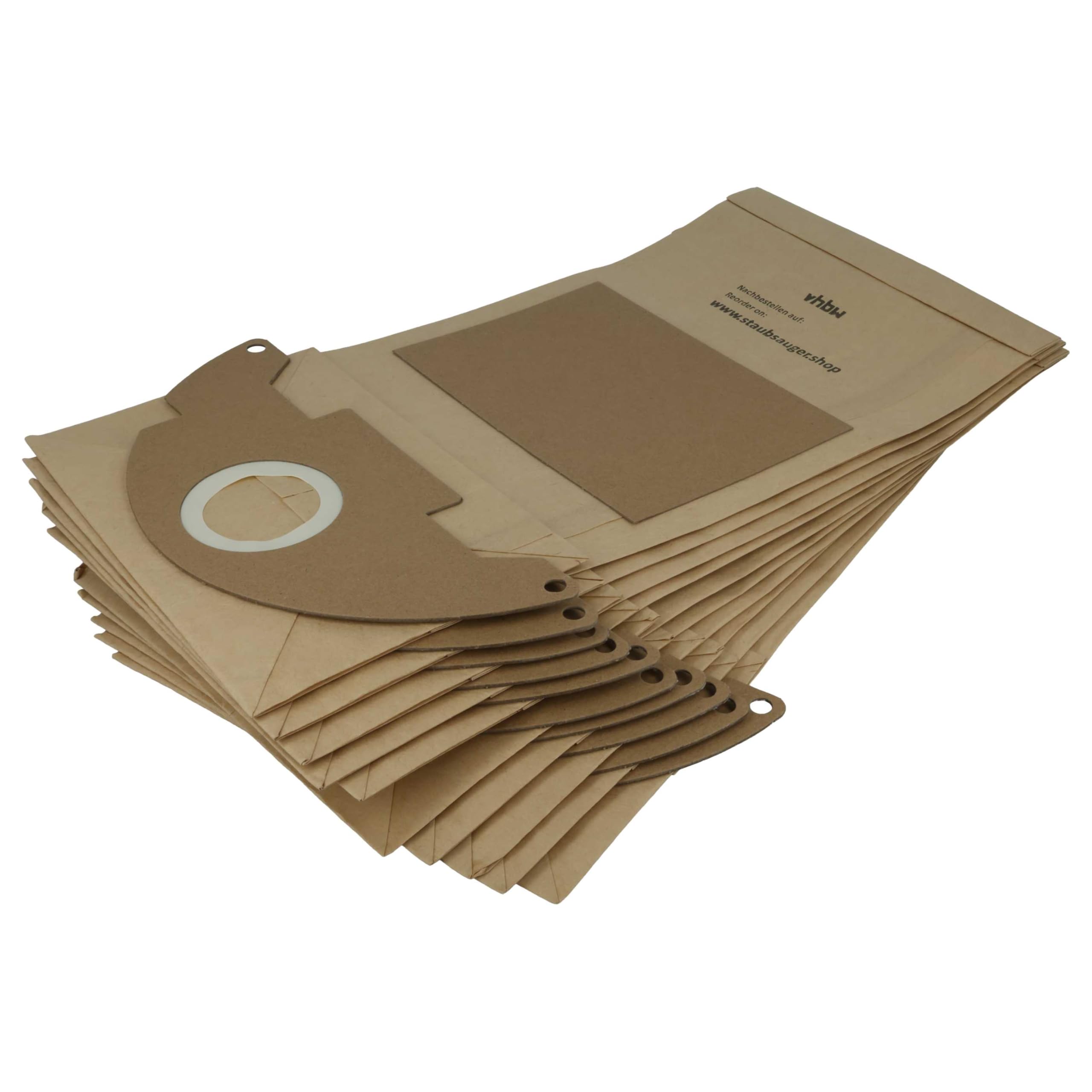 vhbw Sacchetti Aspirapolvere 10 Pezzi Carta per Karcher