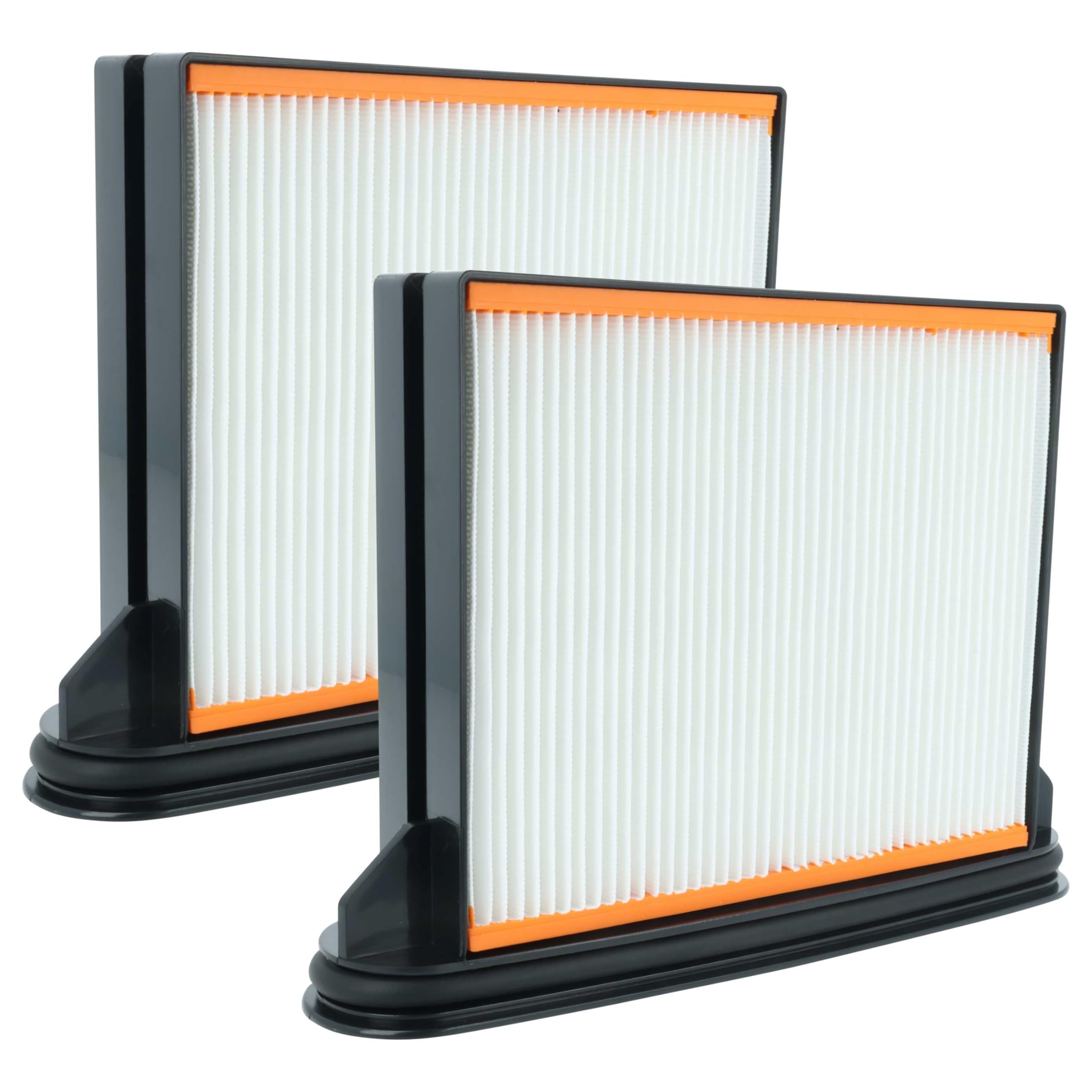 vhbw AC1630P filtro pieghe piatte F8 2pz lavabile