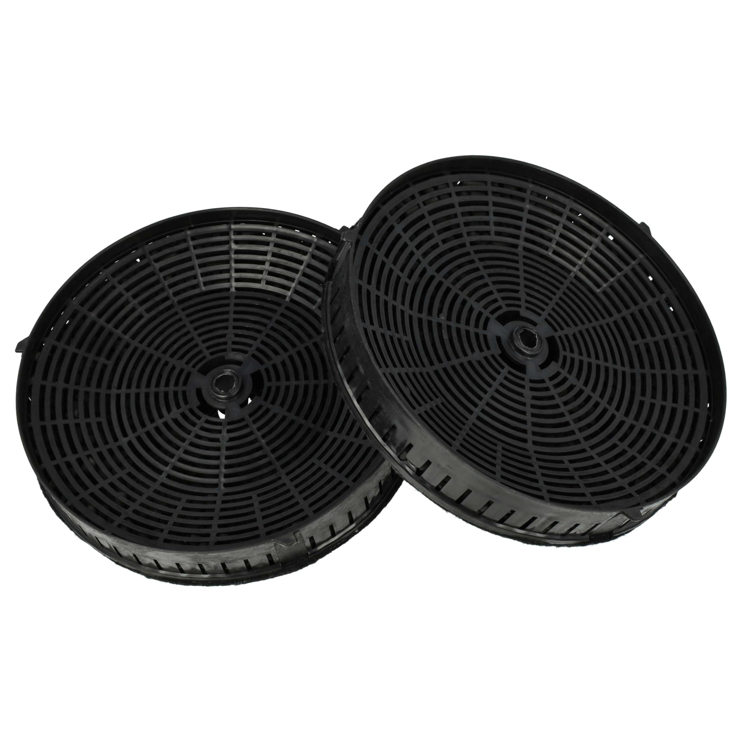 vhbw Filtri Cappa Elica BOXIN LX 2 Pezzi Carboni Attivi 17,2cm