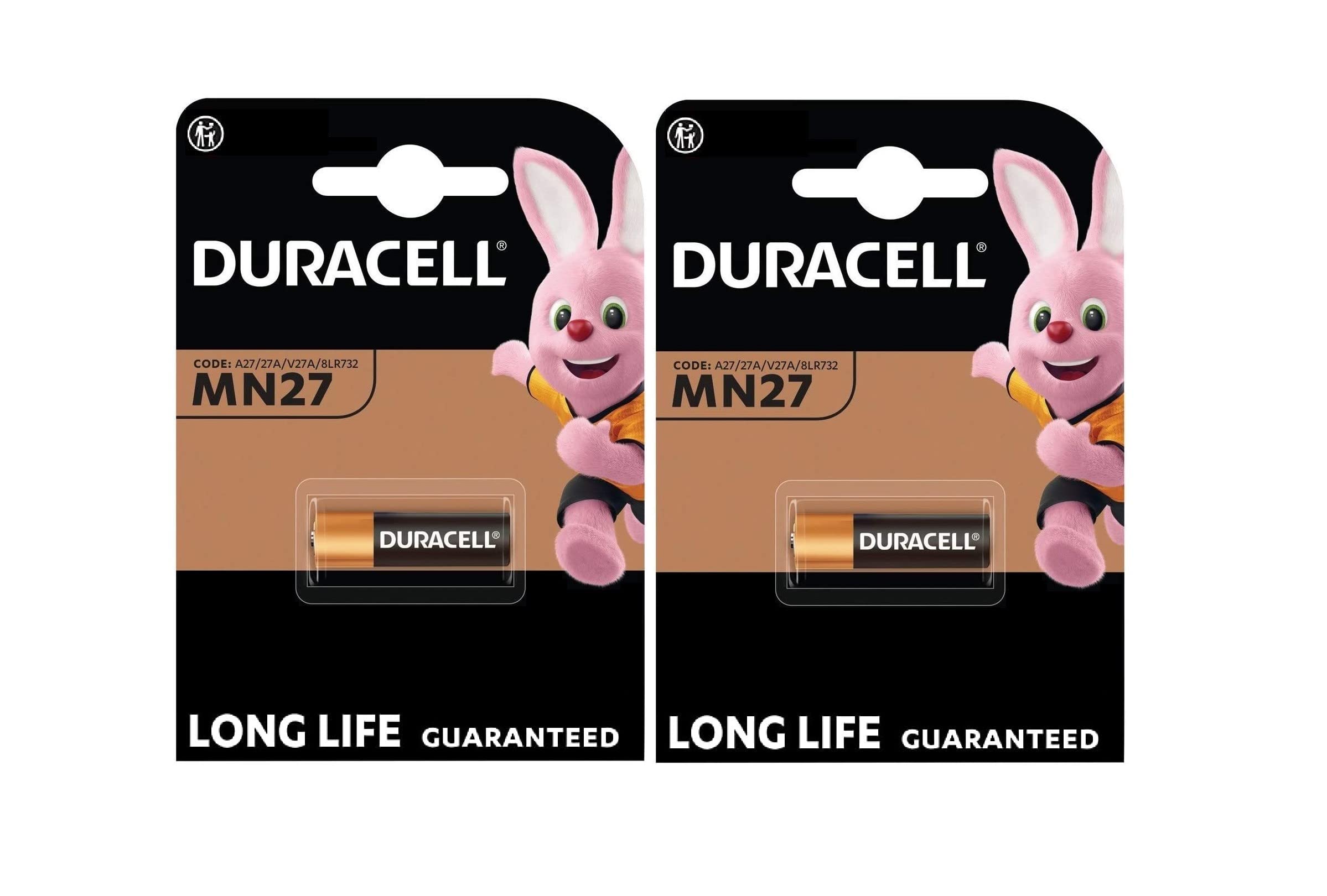 Duracell MN27 Batteria 27A 12V Confezione da 2 Alcalina