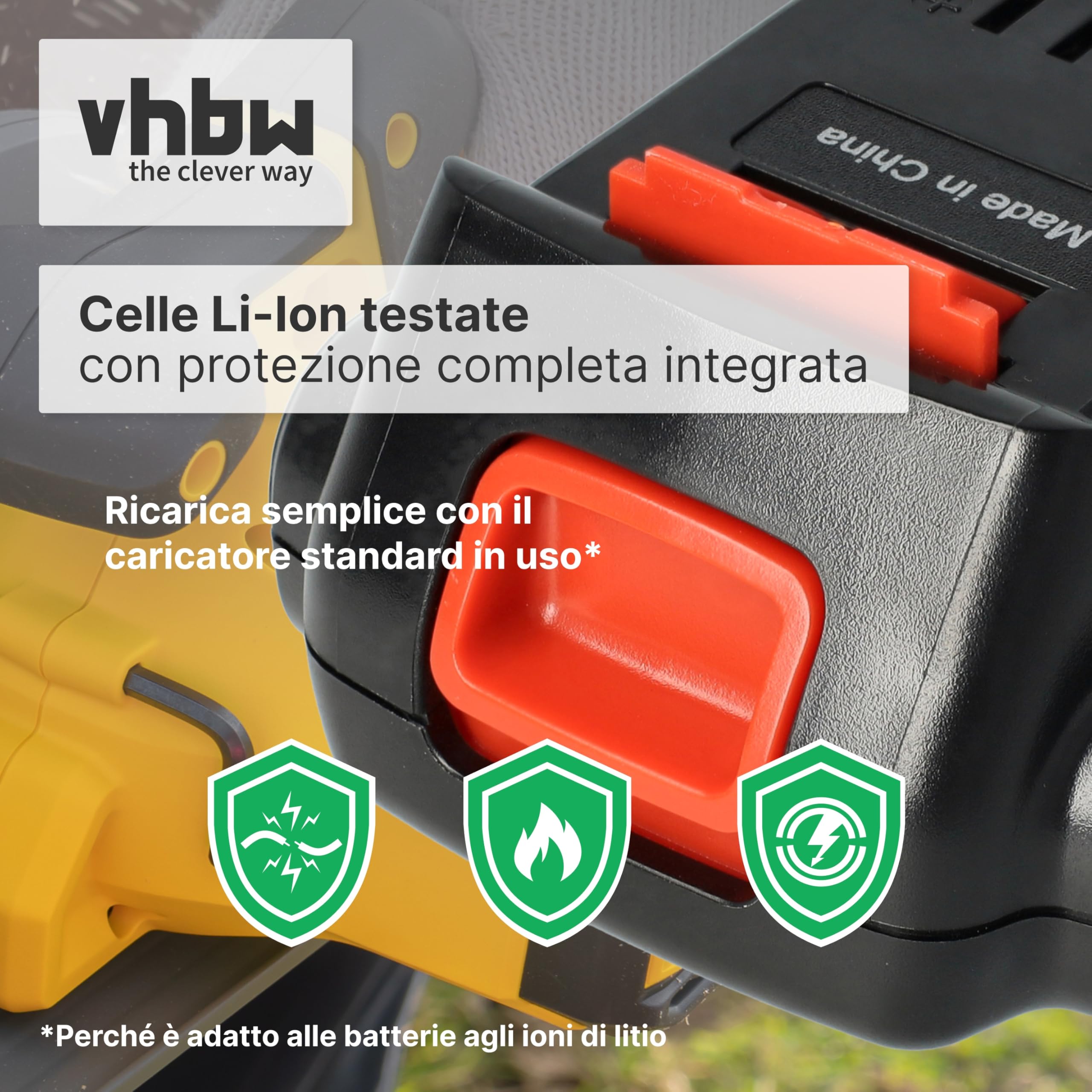 vhbw ASL146 batteria utensile 14,4V 2000mAh Li-Ion
