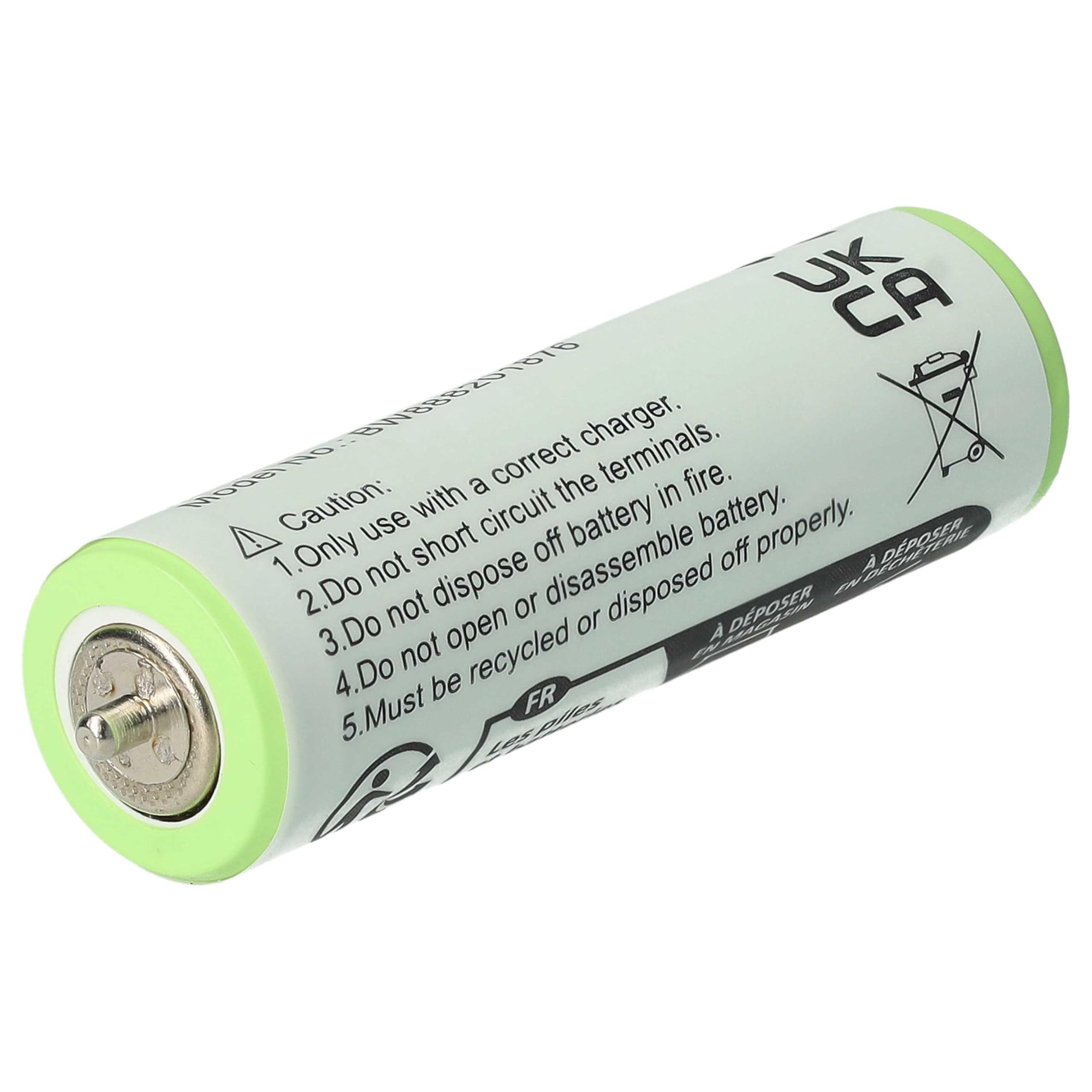 vhbw batteria rasoio Braun Series 1800mAh NiMH