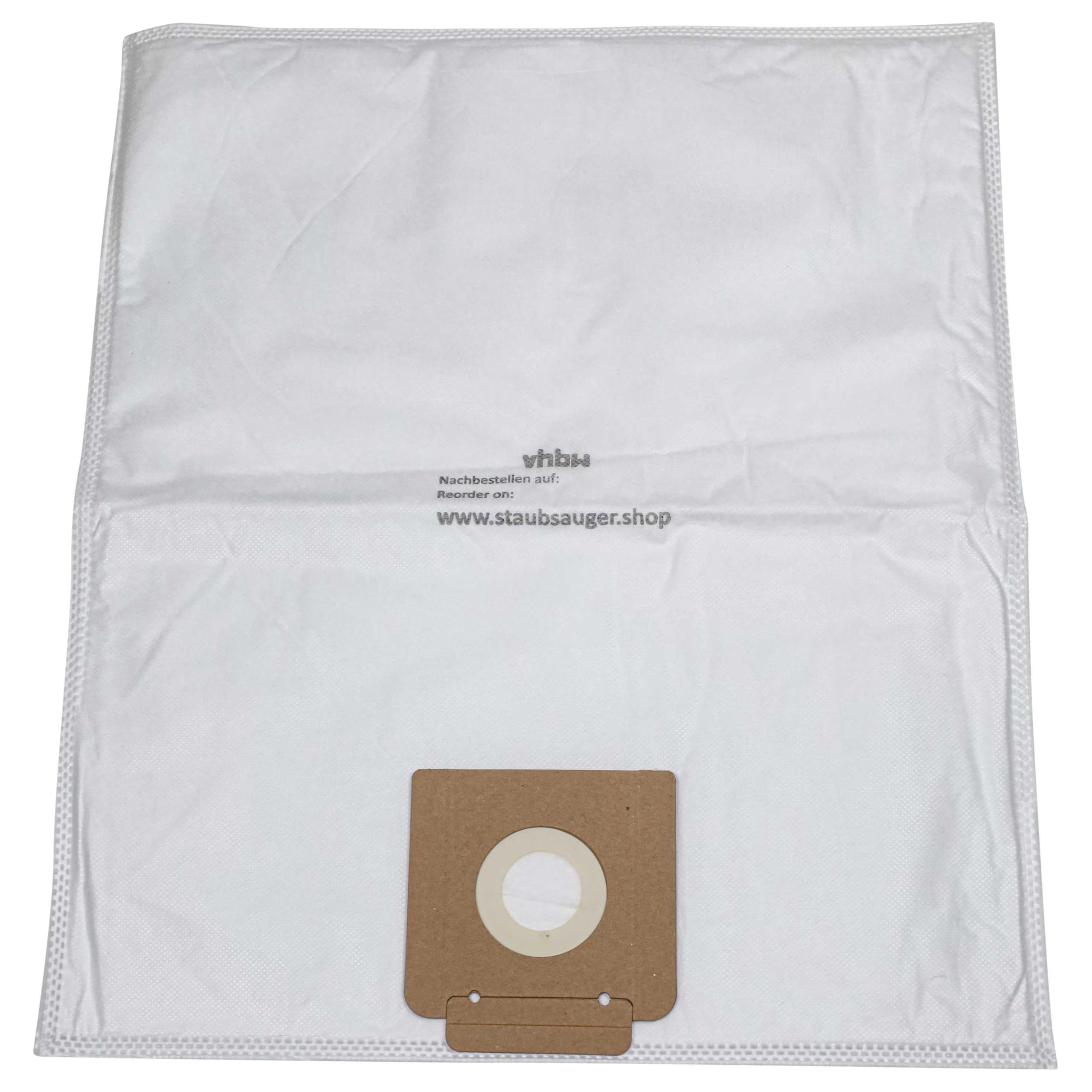 vhbw Sacchetti Microfibra per Karcher T12/1 10 Pezzi Bianchi