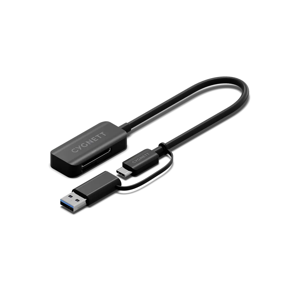 Cygnett Adattatore USB-C a SD e MicroSD 15 cm alta velocità