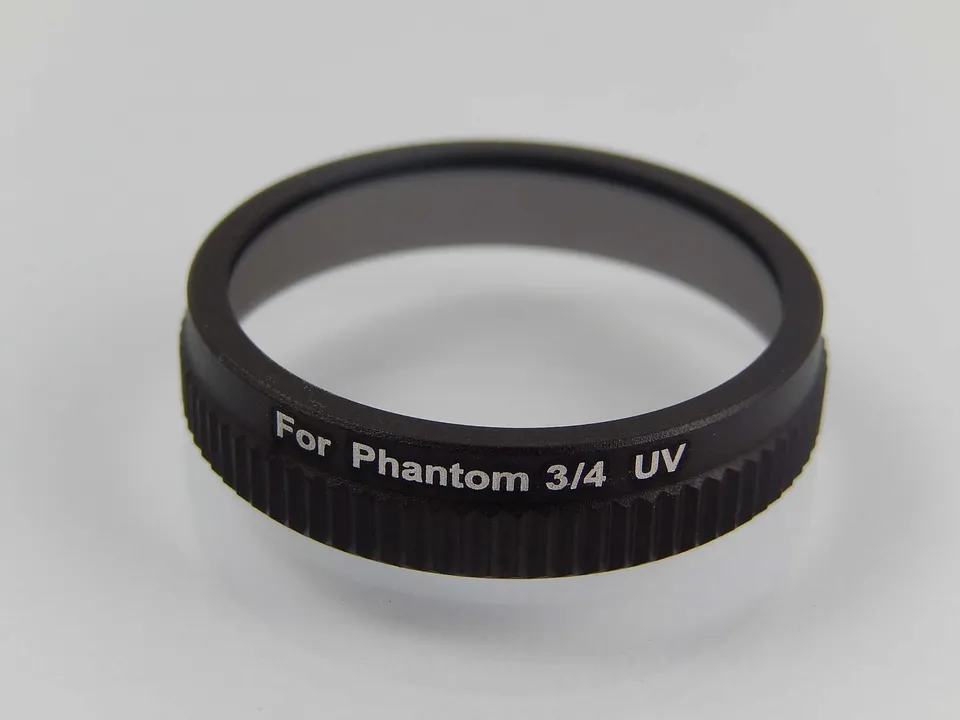 vhbw Filtro UV 33mm per DJI Phantom 3/4 Nero Protettivo