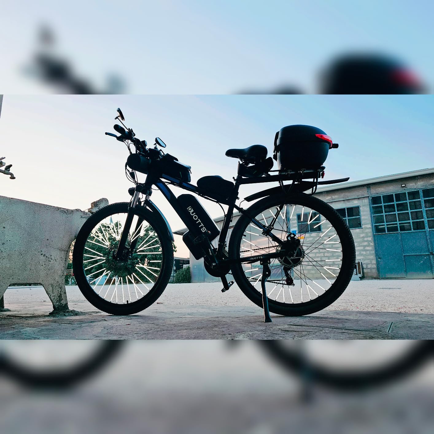 Leicke Bauletto Bici Posteriore 16 Litri Nero senza Allarme