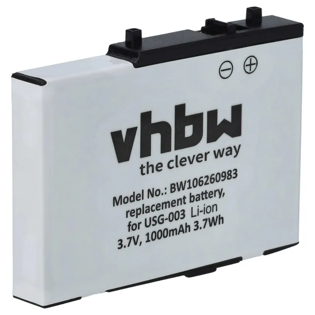 vhbw Batteria USG-001 per Nintendo DS Lite 900mAh Li-Ion